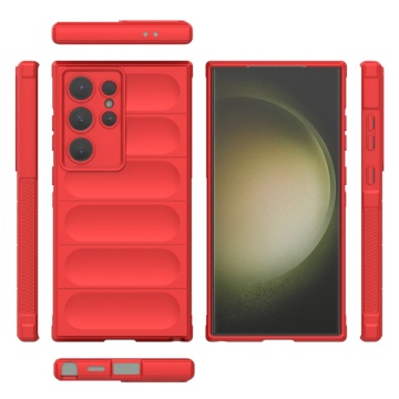 Husa Samsung Galaxy S23 Ultra Techsuit Magic Shield, Red - Img 3