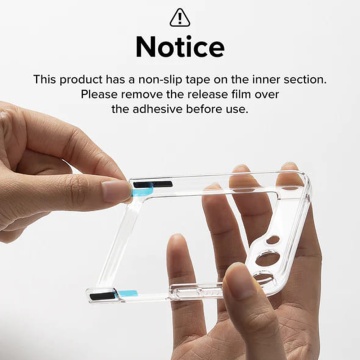 Husa Samsung Galaxy Z Flip5 Ringke Slim - Transparent Mat - Img 2