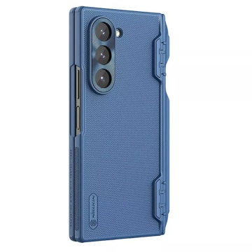 Husa Samsung Galaxy Z Fold6 Nillkin Super Frosted Shield Magnetic Pen - Albastru - Img 2