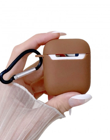 Husa Silicon AirPods Pro Brown - Img 2