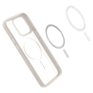 Husa Ultra Hybrid MagSafe - iPhone 15 Pro - Frost Natural Titanium - Img 3