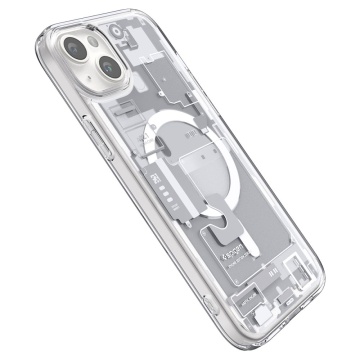 Husa Ultra Hybrid MagSafe Zero One - iPhone 15 - White - Img 6