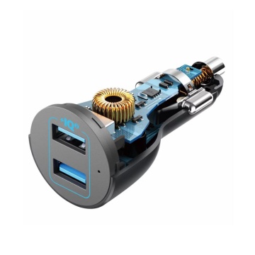Incarcator masina dual USB Anker PowerDrive III, 36W, negru - Img 6