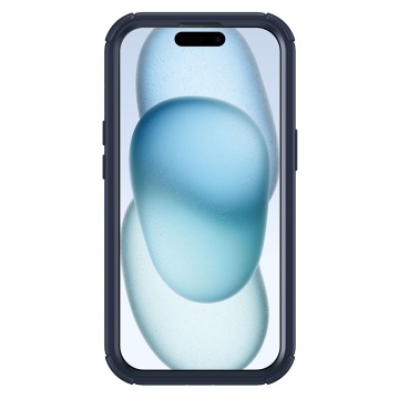 [Pachet 360°] Husa + folie iPhone 15 ESR Armor Tough Kickstand HaloLock, albastru/transparenta - Img 7