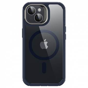 [Pachet 360°] Husa + folie iPhone 15 Plus ESR Armor Tough Kickstand HaloLock, albastru/transparenta (Copy 1) - Img 3