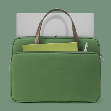 Servieta laptop 14 inch, 4 compartimente Tomtoc KF2313571- Verde - Img 4