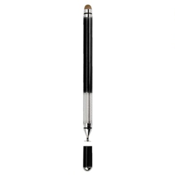 Stylus Pen Techsuit, Universal, Android, iOS, Aluminiu, JC03 - Negru - Img 2
