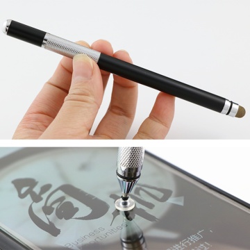 Stylus Pen Techsuit, Universal, Android, iOS, Aluminiu, JC03 - Roz - Img 3