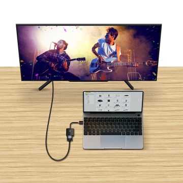 Adaptor HDMI, VGA, Jack, Micro-USB Baseus, 1080P, WKQX010101 - Negru - Img 4
