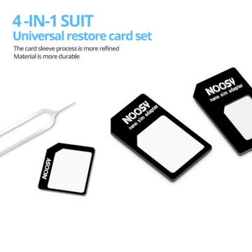Adaptor Nano SIM, Micro SIM Techsuit Unlimited Innovation - Negru - Img 6