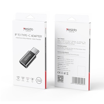 Adaptor OTG Type-C la Lightning Yesido GS22, 480Mbps - Gri - Img 2