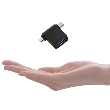 Adaptor OTG USB 3.0 la Micro-USB, Type-C Ugreen 30453 - Negru - Img 3