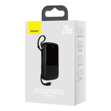 Baterie Externa 2x Lightning, Type-C, USB, 20000mAh, 20W - Baseus Qpow Pro (PPQD030005) - Purple - Img 5