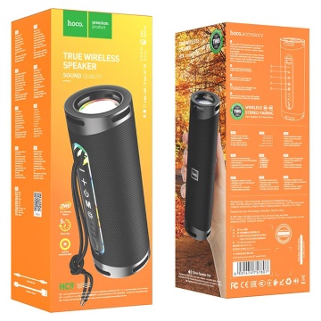 Boxa Bluetooth portabila, wireless, 10W, Hoco HC9 - Negru - Img 7