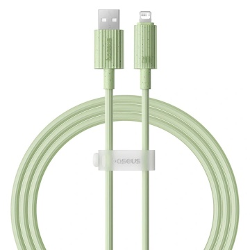 Cablu date iPhone Baseus, 2.4A, 2m, P10360200631-01 - Verde - Img 1