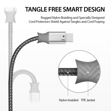 Cablu de date Ringke - USB la Type-C, 20cm - Gri - Img 2