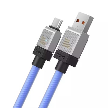 Cablu Super Fast Charging USB-C PD100W Baseus, 2m, CAKW000703- Albastru - Img 3
