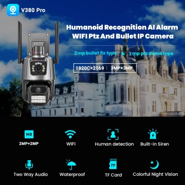 Camera de supraveghere Wi-Fi cu alarma Techsuit C11X, P11-QQ6 - Negru - Img 6