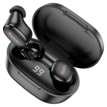 Casti Hoco wireless Melody (EW11) - TWS cu Bluetooth 5.1 - Negru - Img 4