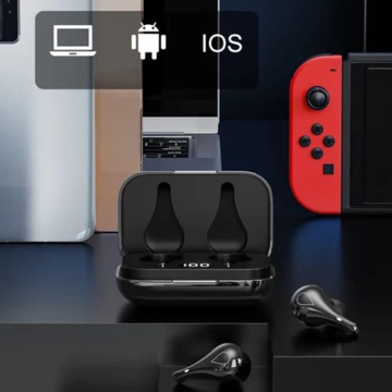Casti Lenovo wireless (LP3) - Bluetooth 5.0, afișaj LED, IPX5 rezistent la apă - Negru - Img 2