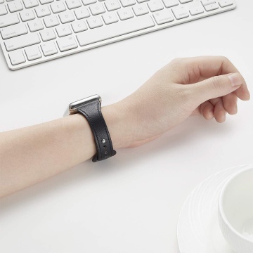 Curea Dama Techsuit W033 - Apple Watch 1/2/3/4/5/6/7/8/9/10/SE/SE 2/Ultra/Ultra 2 (42/44/45/46/49mm) - Negru - Img 6