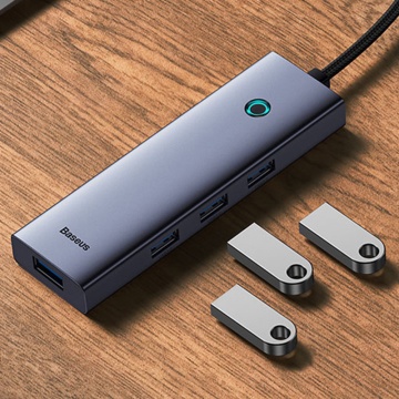 Docking station 4x USB3.0, tip C Baseus, B0005280A813-03 - Gri - Img 7