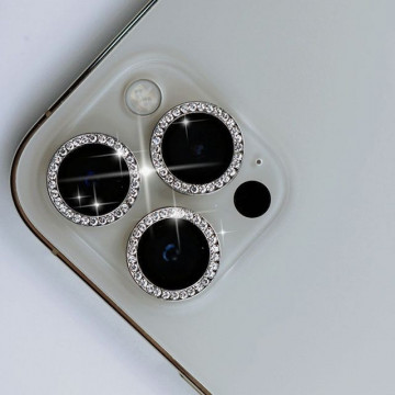 Folie protectie camera Iphone 14 Pro Max Black - Img 1