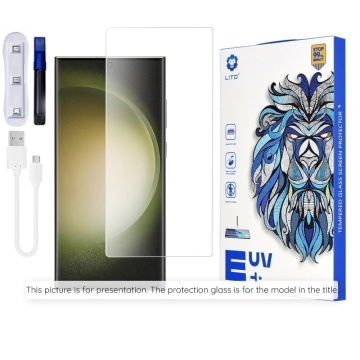 Folie sticla Oppo Reno11 Pro 3D UV Glass - Transparent - Img 1