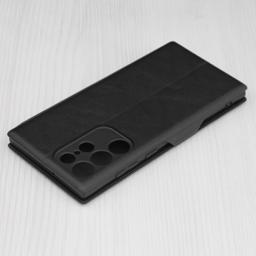 Husa 360° Samsung Galaxy S22 Ultra 5G Techsuit Safe Wallet Plus, Black - Img 2