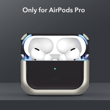 Husa Apple AirPods Pro 2 ESR Orbit Hybrid HaloLock - Gri - Img 2