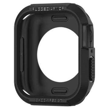 Husa Apple Watch 4 / 5 / 6 / SE / SE 2 / 7 / 8 (44mm / 45mm) Spigen Rugged Armo - Negru - Img 5