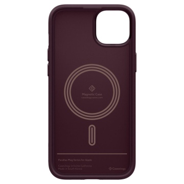 Husa Caseology Parallax MagSafe - iPhone 15 - Burgundy - Img 7