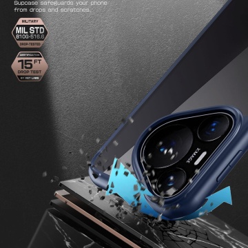 Husa Huawei Pura 70 Pro Supcase Unicorn Beetle Style - Albastru - Img 4