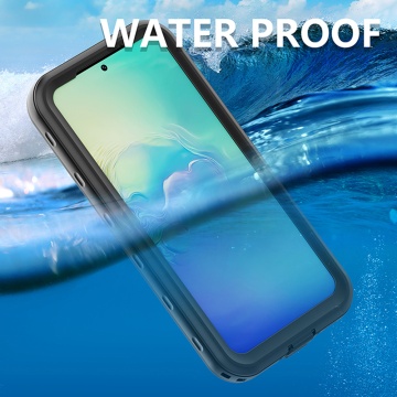 Husa impermeabila Samsung Galaxy A54 ShellBox Waterproof IP68 - Negru - Img 5