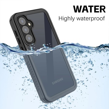 Husa impermeabila Samsung Galaxy A55 5G ShellBox Waterproof IP68 - Negru - Img 3