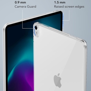 Husa iPad Air 13 (2024), Clear Black - Img 2