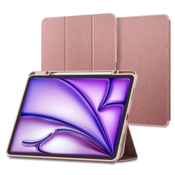 Husa iPad Air 13 (2024) Spigen Urban Fit, roz - Img 1
