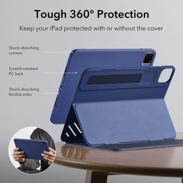 Husa iPad Pro 11" 2021 ESR Sentry Stand - Albastru - Img 5