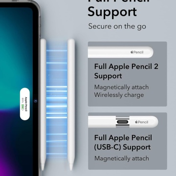 Husa iPad Pro 11 (2024), Clear Black - Img 7