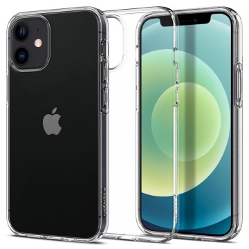 Husa iPhone 12 Pro Spigen Liquid Crystal - Transparenta - Img 1