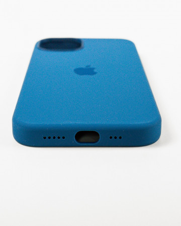 Husa Iphone 13 din silicon Albastru 2 MagSafe - Img 3