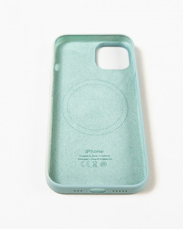 Husa Iphone 14 din silicon Verde MagSafe - Img 5