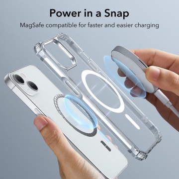 Husa Iphone 14 Plus, ESR - Air Armor HaloLock - Clear - Img 3