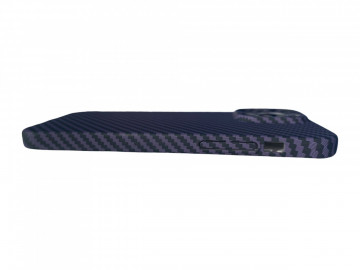 Husa Iphone 14 Pro Max Carbon Fibre Purple - Img 3