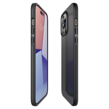 Husa Iphone 14 Pro Max- Spigen - Thin Fit, Black - Img 6