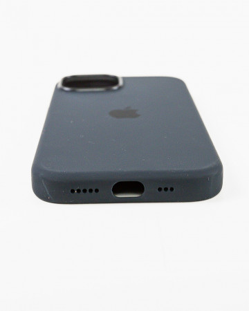 Husa Iphone 15 din silicon Neagra MagSafe - Img 3