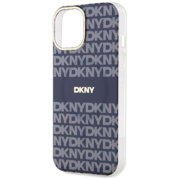 Husa iPhone 15 - DKNY IML Mono & Stripe MagSafe (DKHMP15SHRHSEB) - Blue - Img 4