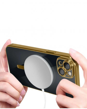 Husa Iphone 15 Plus MagSafe Gold - Img 3