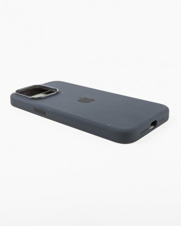 Husa Iphone 15 Pro Max din silicon Neagra MagSafe - Img 5