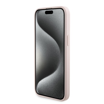 Husa iPhone 15 Pro Max Guess Hardcase Powerbank MagSafe GUBPM5P15X4GEMGP - Roz - Img 6